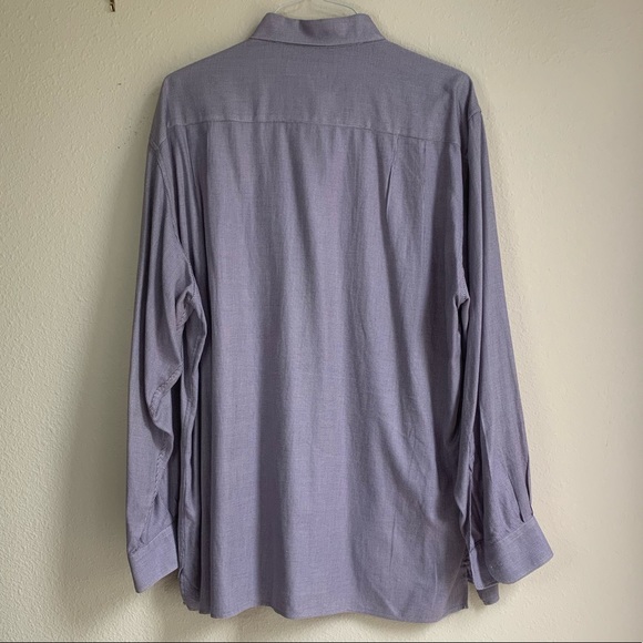 Ermenegildo Zegna XL blue men’s dress shirt - Picture 2 of 3